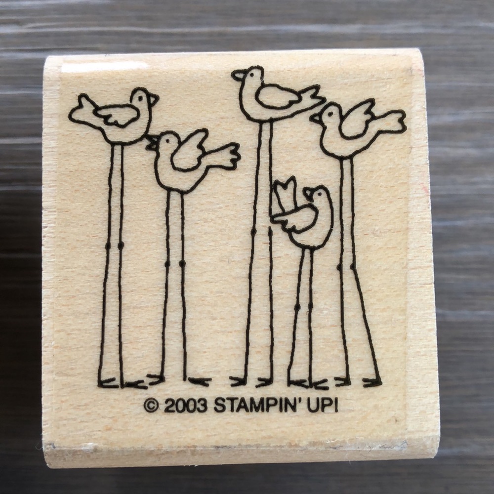 “Baby’s shower “ Set of 8 Stamping Up Scrapbook Wooden Rubber Stamps - Picture 4 of 10